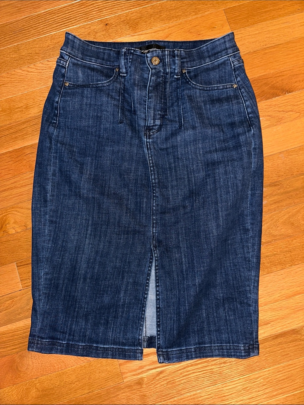 WHBM Denim Pencil Skirt